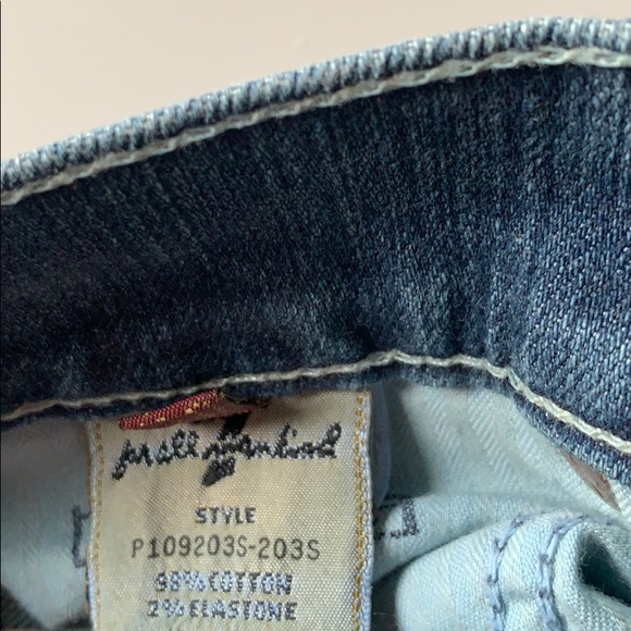 7 seven for mankind crop boy cut jeans size 26 - Picture 6 of 6